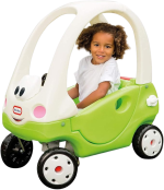 Little Tikes Princess Cozy Coupe Car - Ride-On with Real Working Horn, Clicking Ignition Switch, & Fuel Cap - Image 2