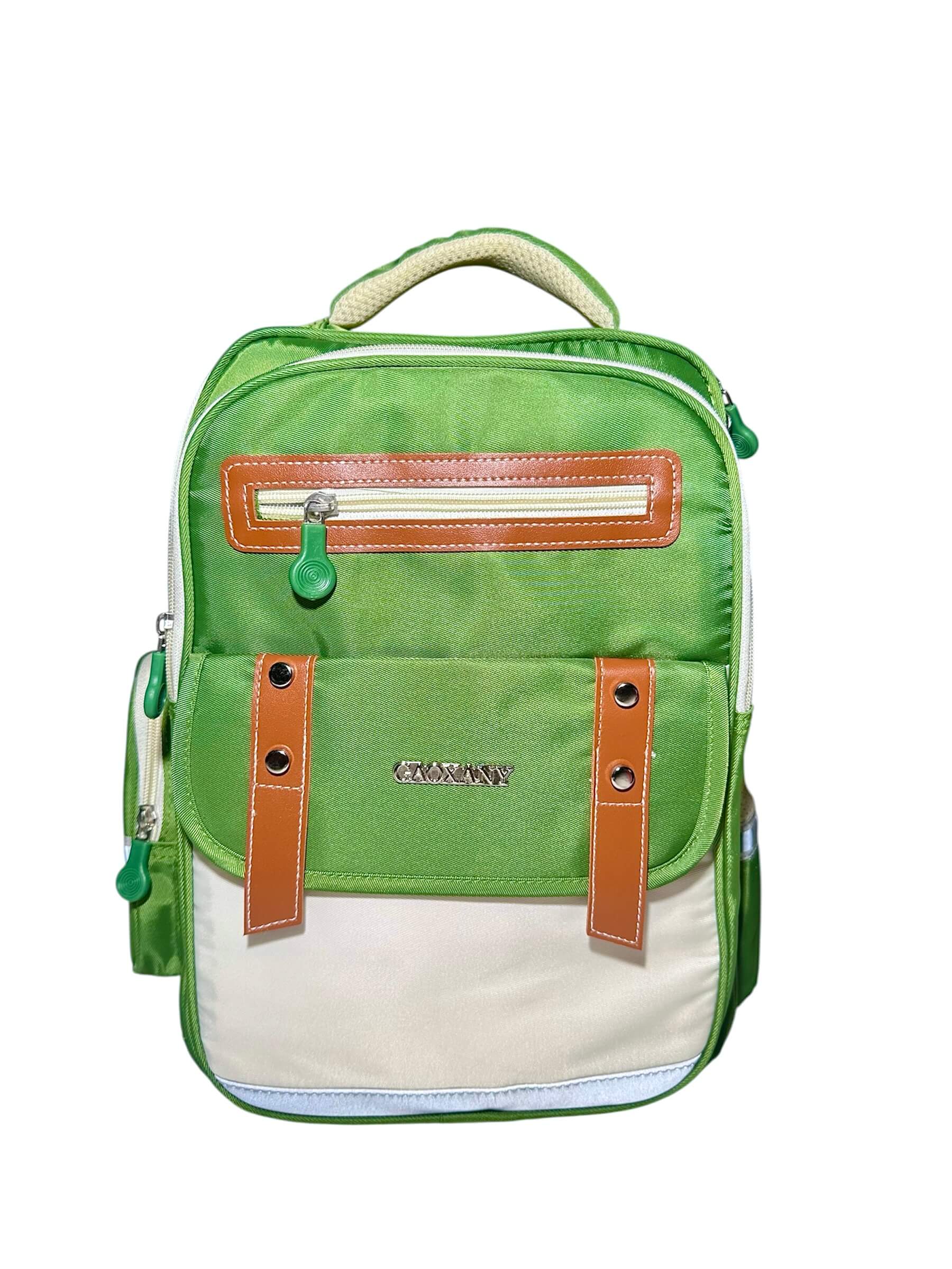 greenandcream-back-pack Green and Cream Backpack - Image 1